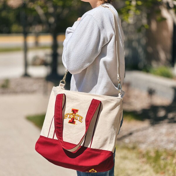 I-State Cyclones Canvas Passport Tote Bag